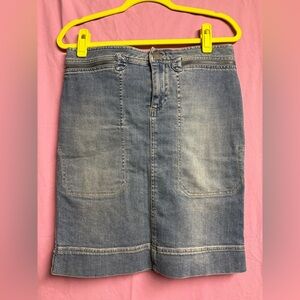 Marc Jacobs Blue Denim Skirt